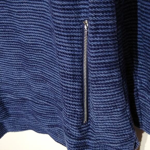 Per SE sport blue lounge long sleeve top. Size Large - Picture 4 of 7